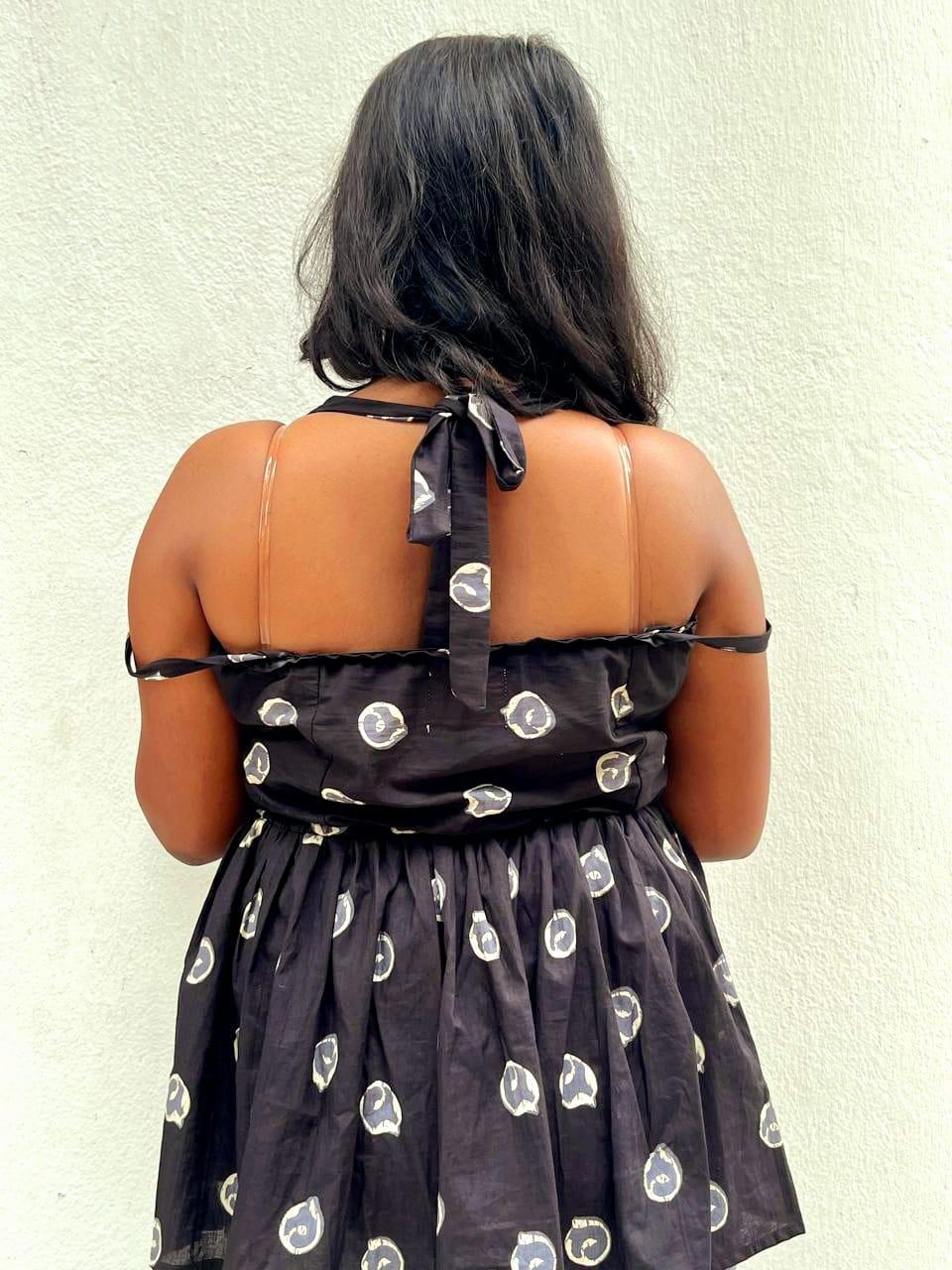 Pyaari 2.0 – Black Halter Neck Kurti