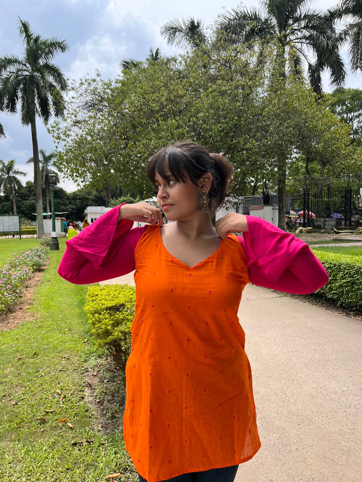 Dia sleeved Kurti