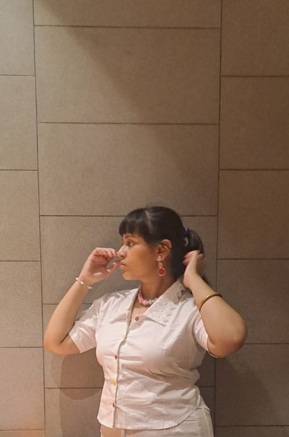Classic White Shirt with Lace Collars